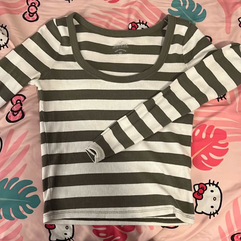 Striped long sleeve shirt